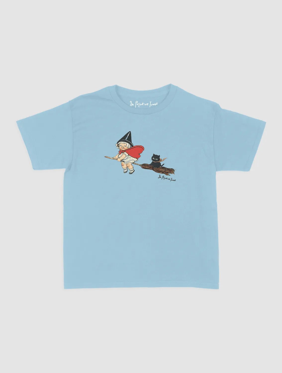 black cat baby tee - In Print We Trust