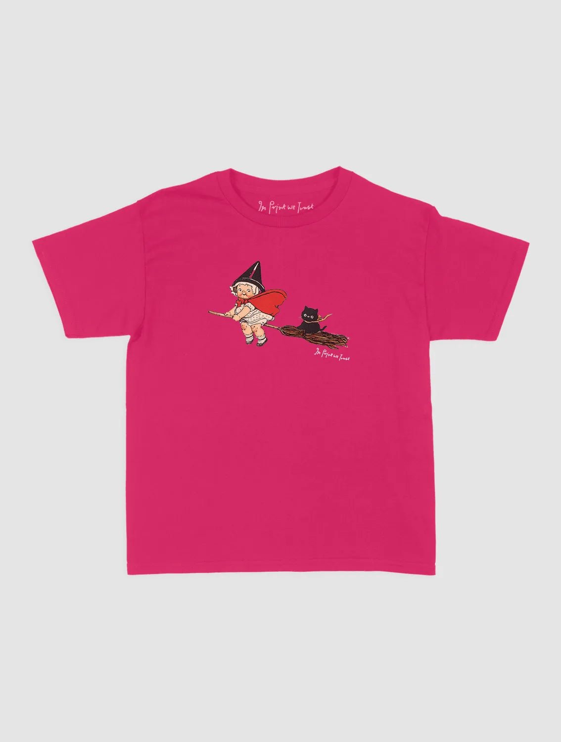 black cat baby tee - In Print We Trust