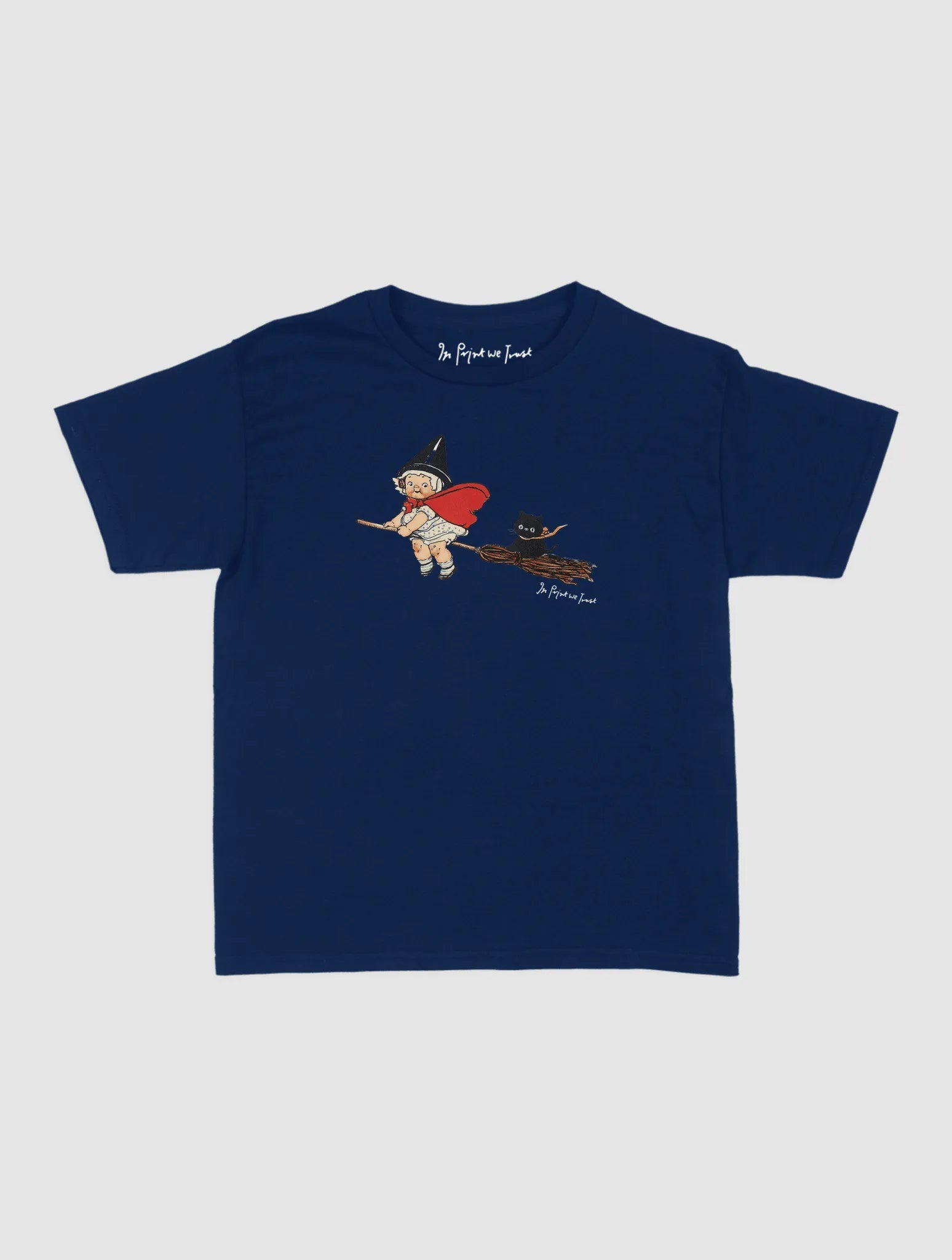 black cat baby tee - In Print We Trust