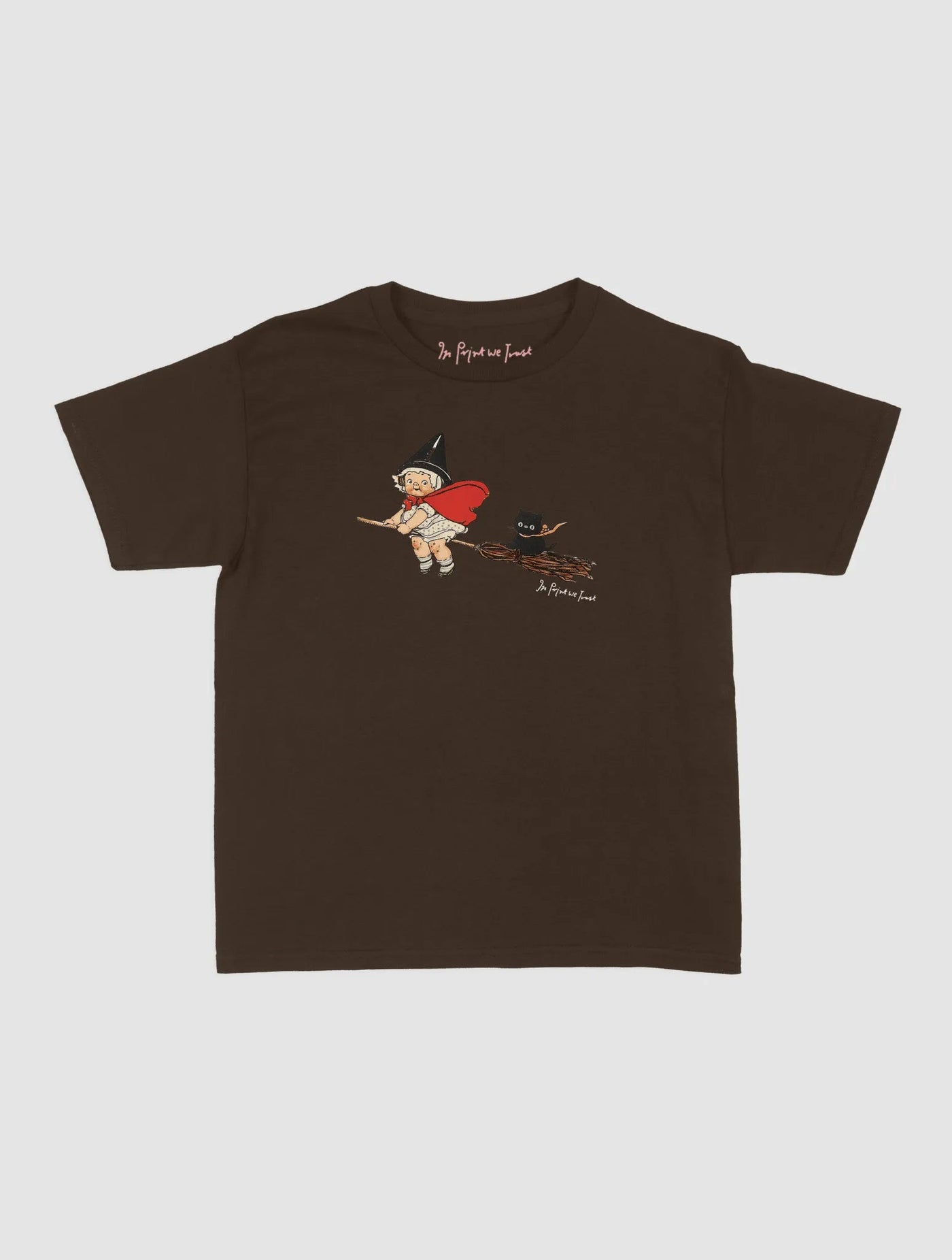 black cat baby tee - In Print We Trust