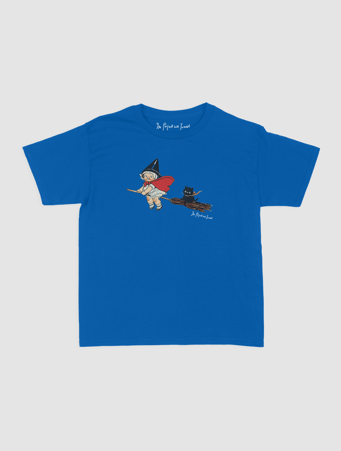 black cat baby tee - In Print We Trust