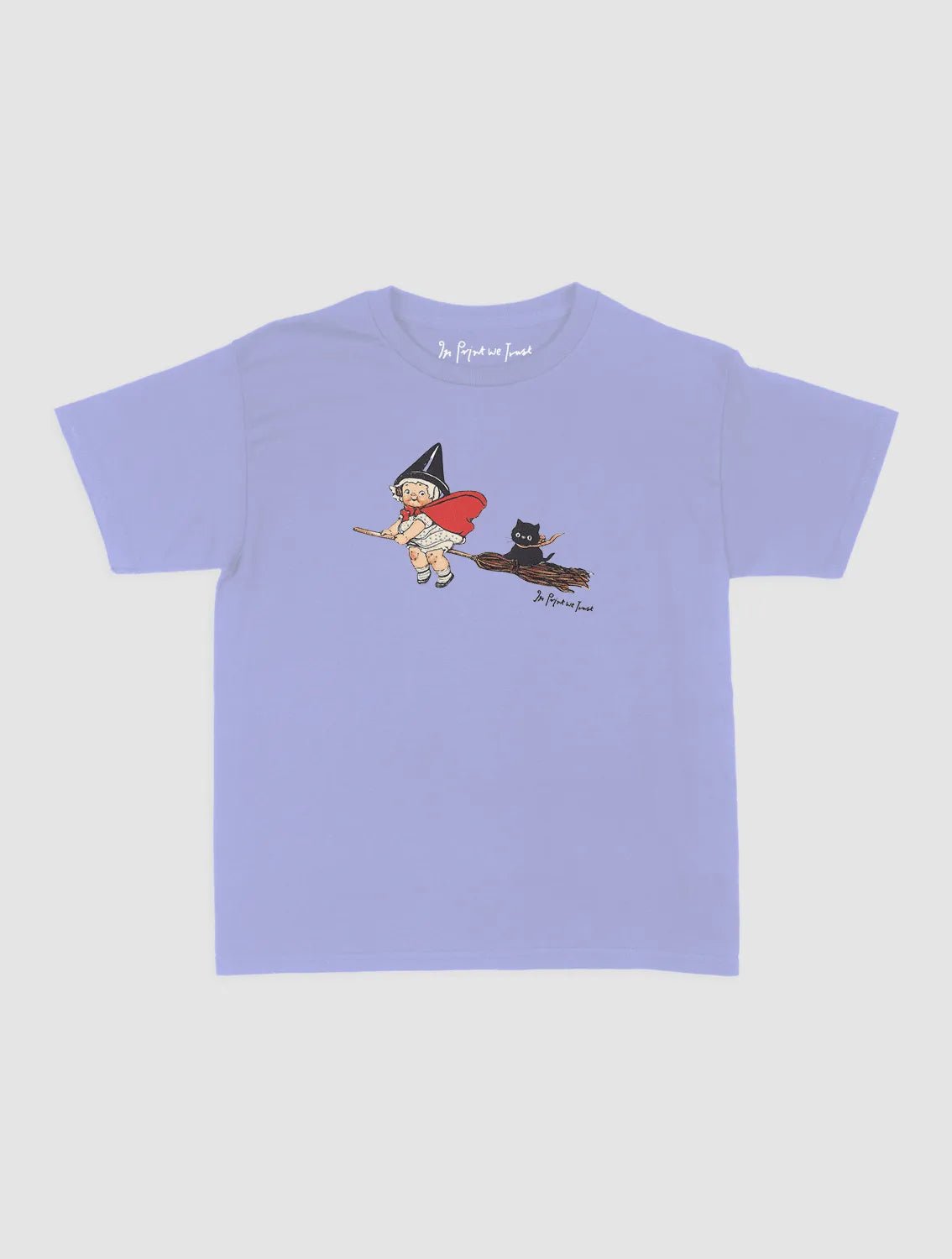 black cat baby tee - In Print We Trust