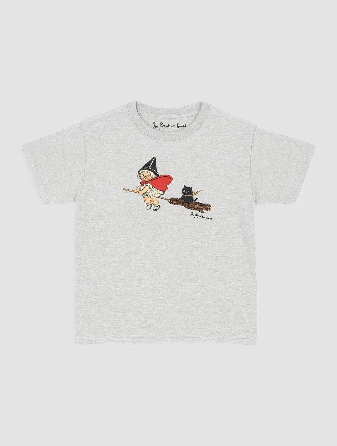 black cat baby tee - In Print We Trust
