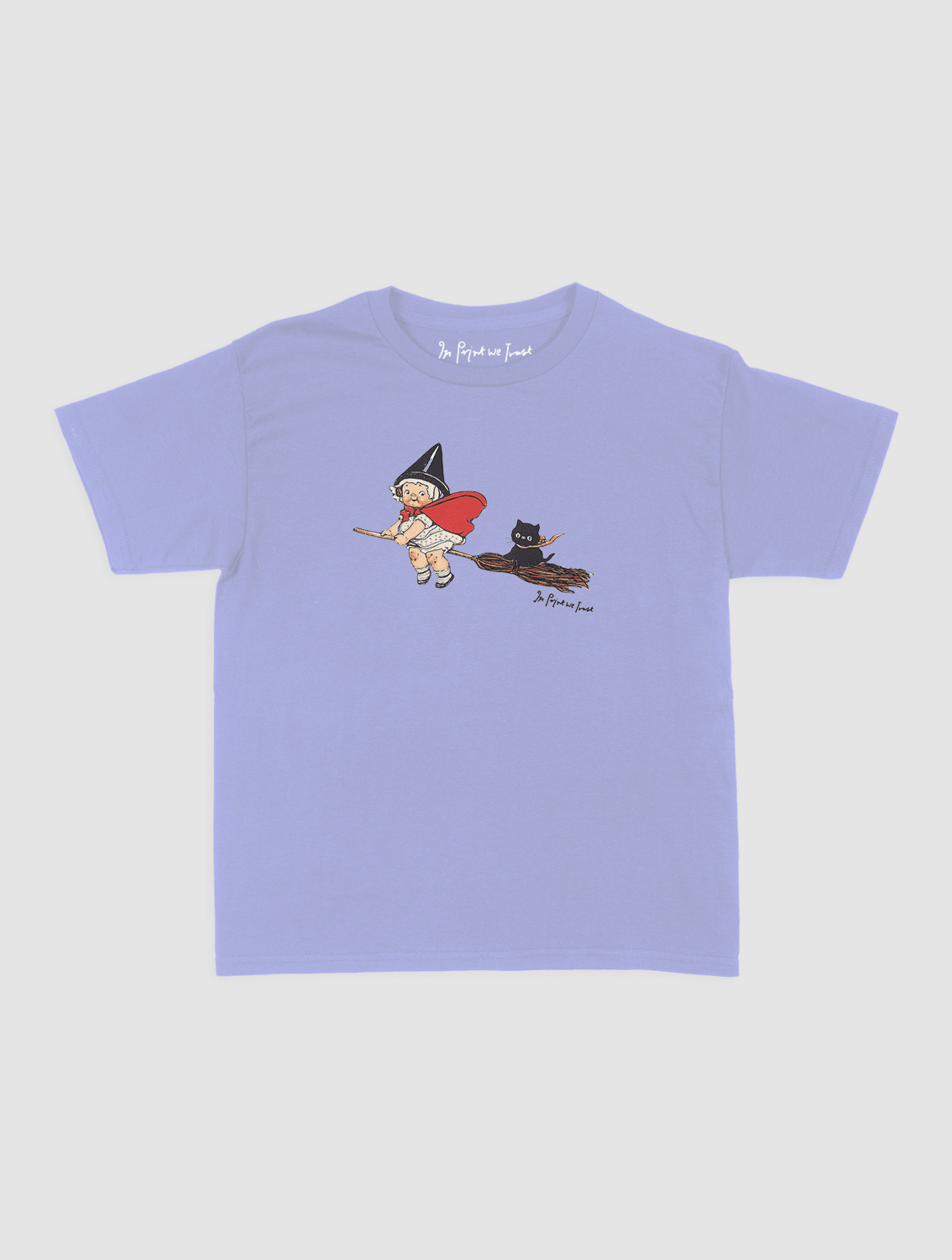 black cat baby tee - In Print We Trust