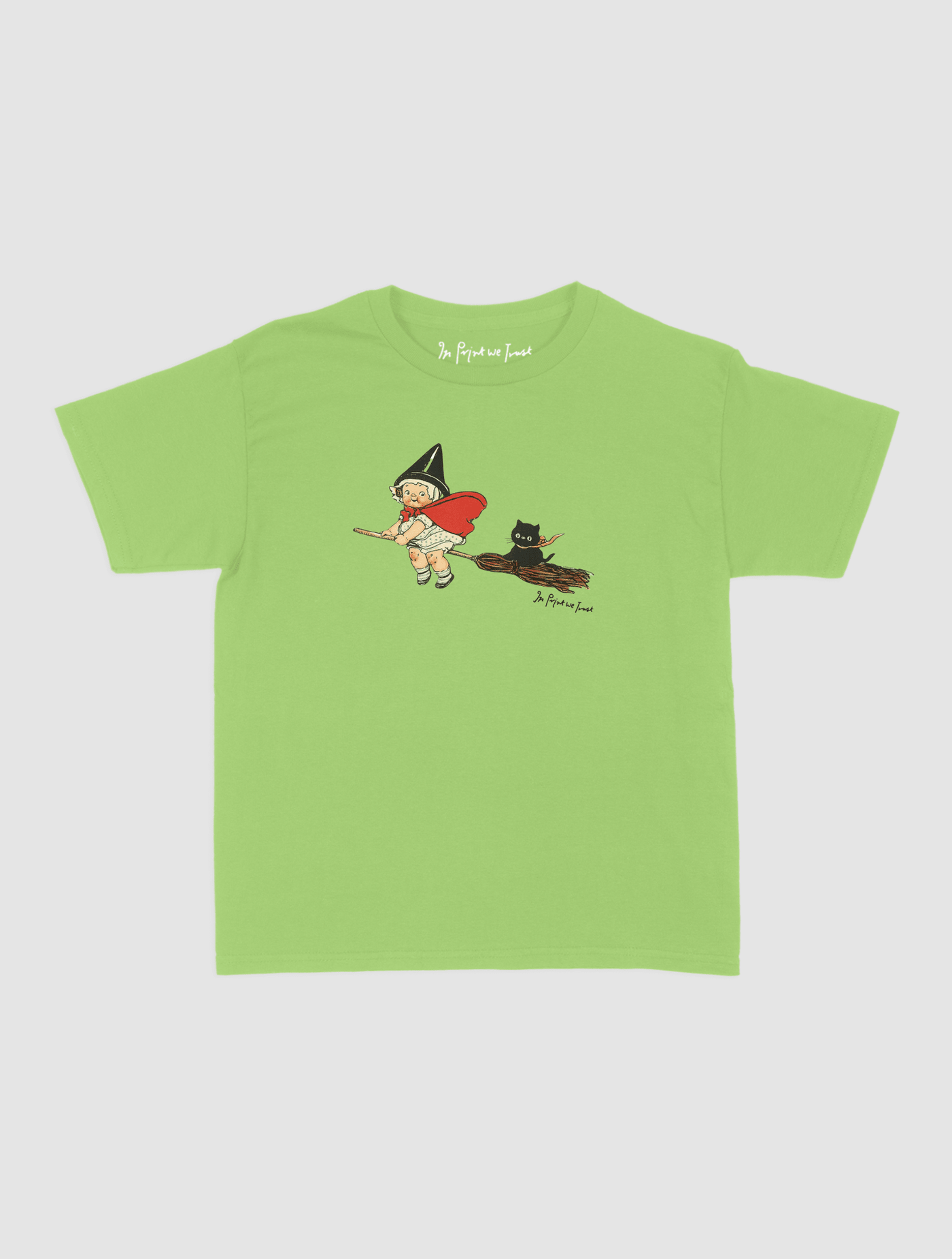 black cat baby tee - In Print We Trust