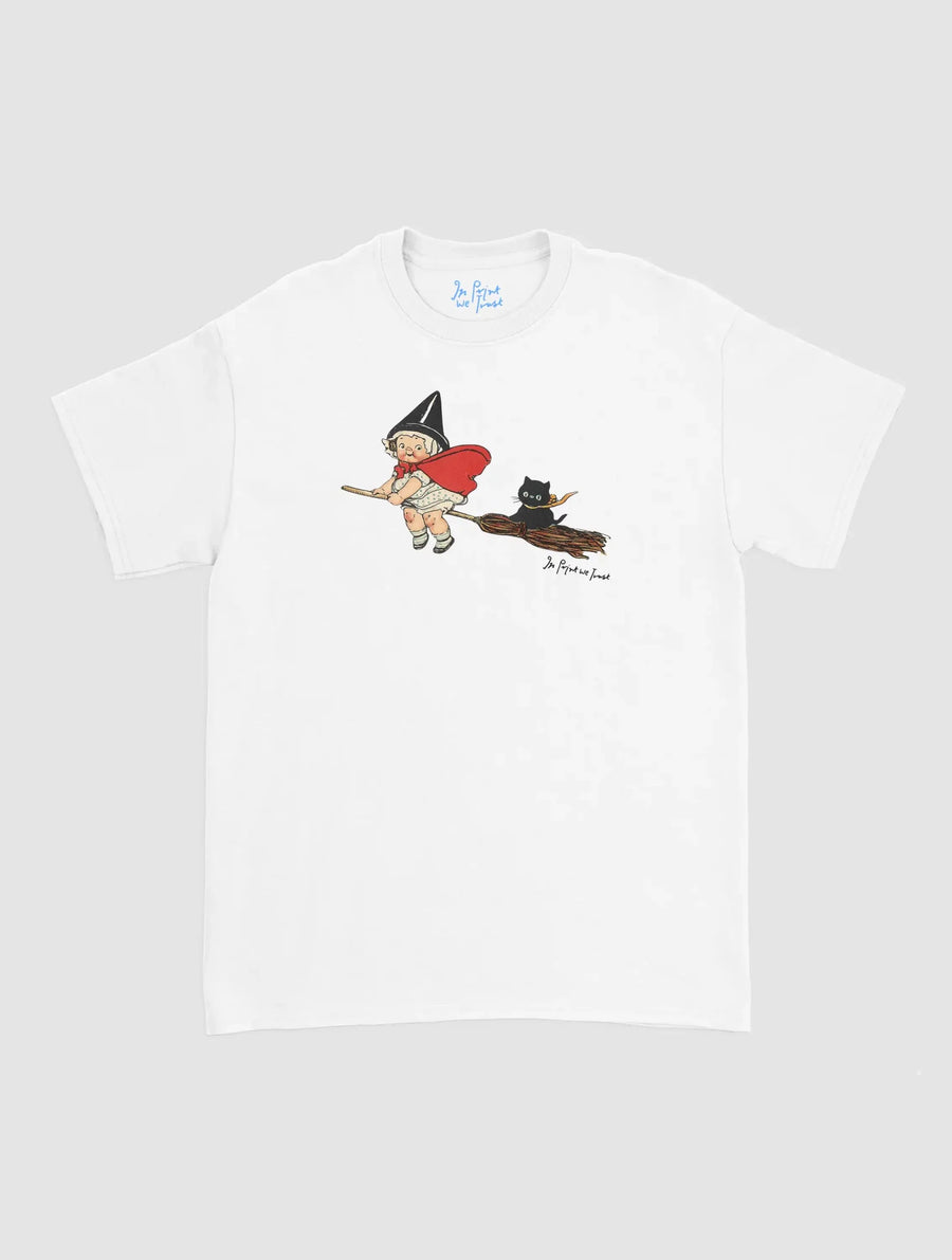 black cat classic tee - In Print We Trust