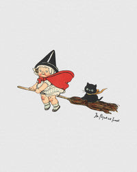 black cat heavyweight tee - In Print We Trust