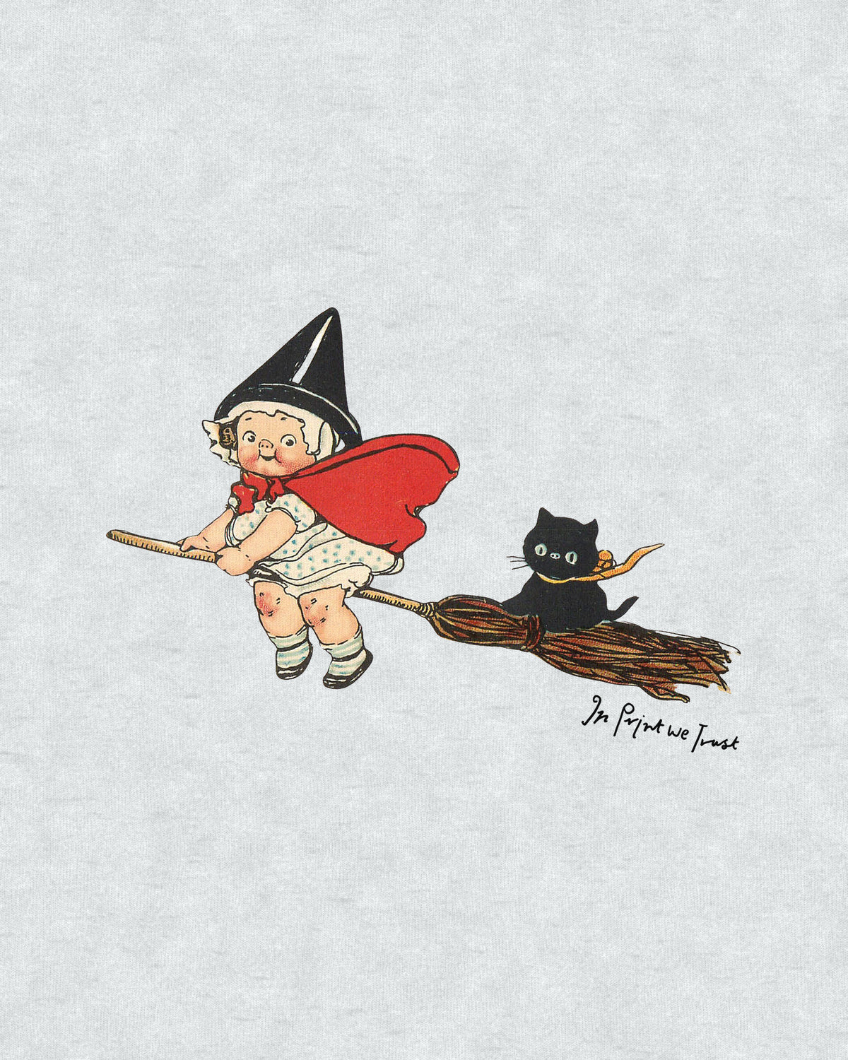 black cat baby tee
