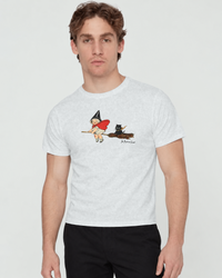 black cat baby tee