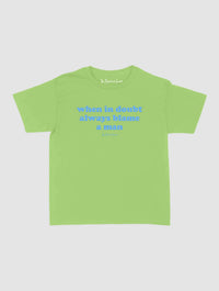 blame baby tee - In Print We Trust