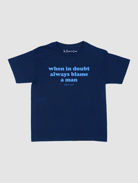 blame baby tee - In Print We Trust