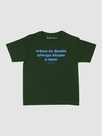 blame baby tee - In Print We Trust