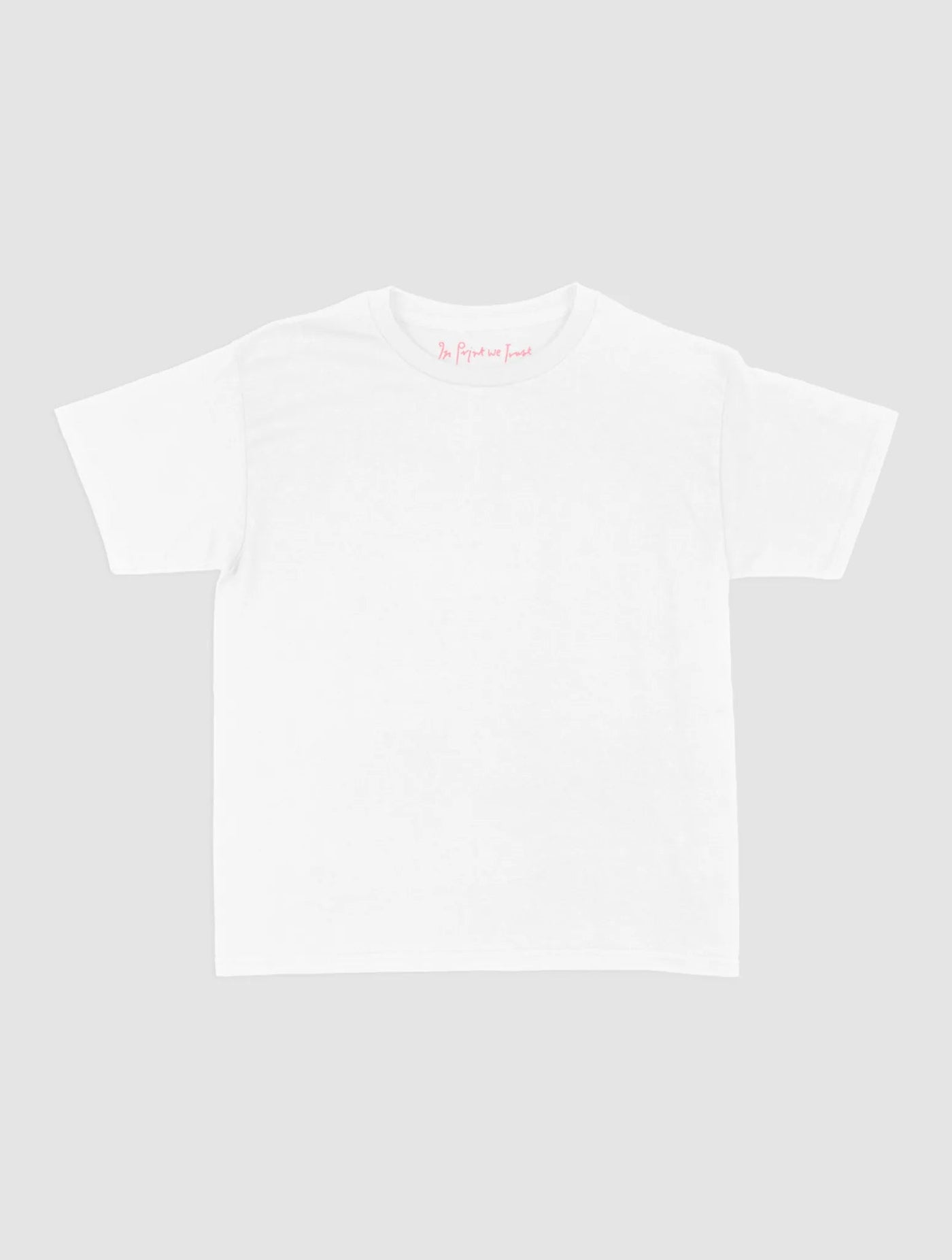 blank baby tee - In Print We Trust
