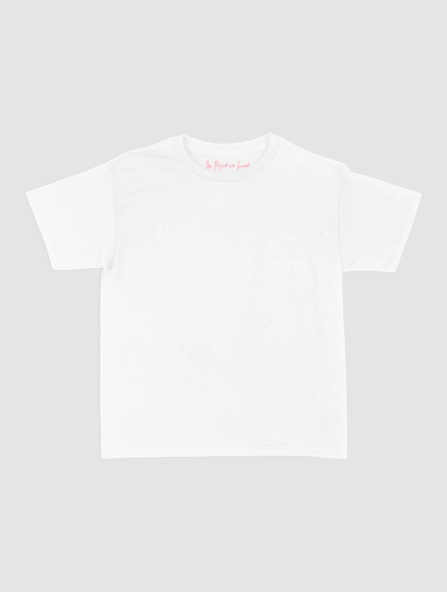 blank baby tee - In Print We Trust