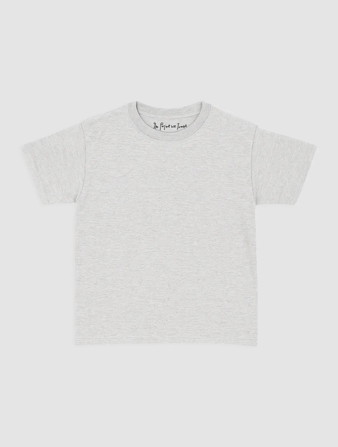 blank baby tee - In Print We Trust