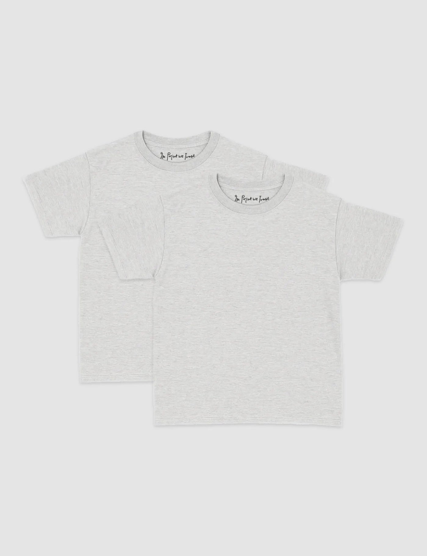 blank baby tee - In Print We Trust