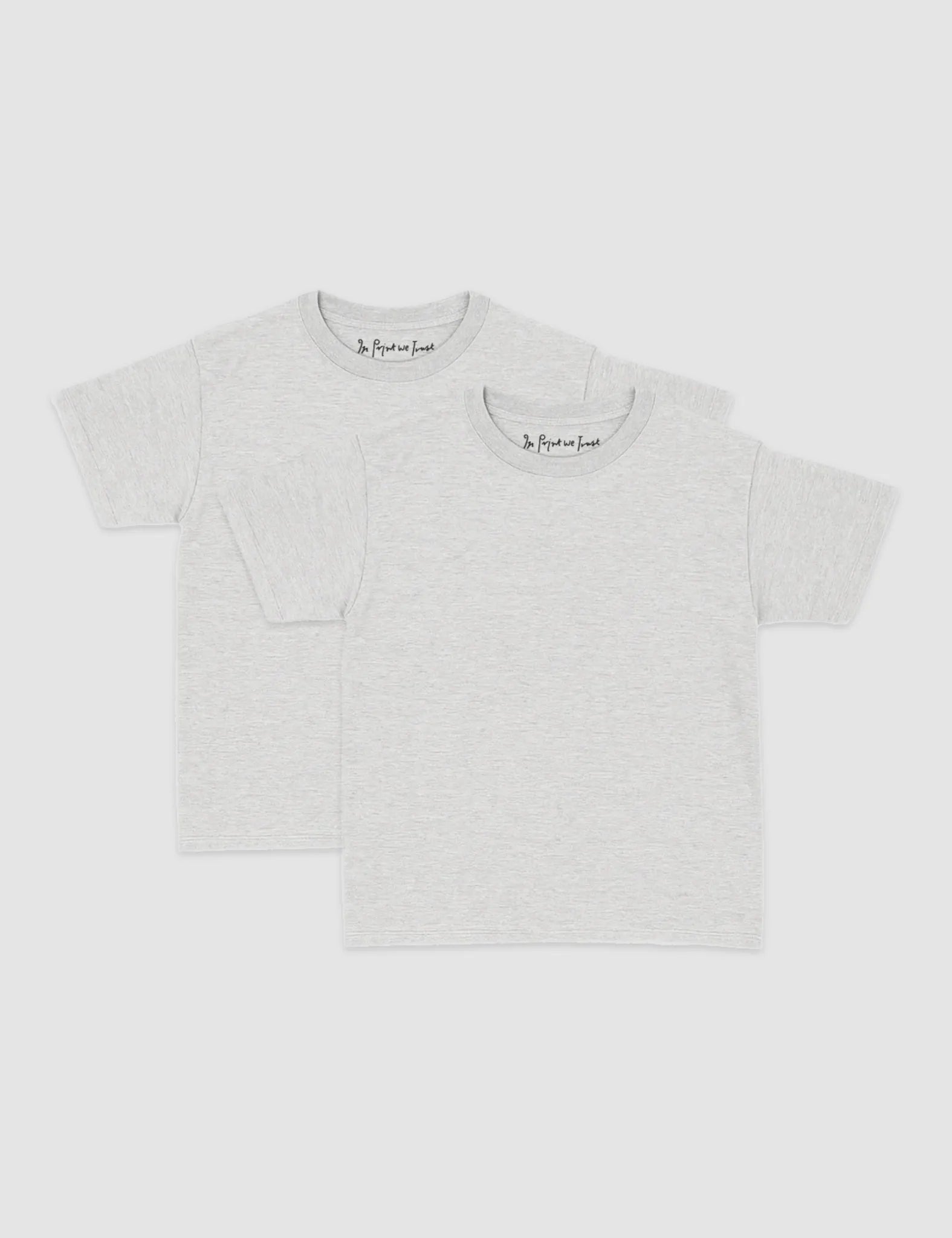 blank baby tee - In Print We Trust