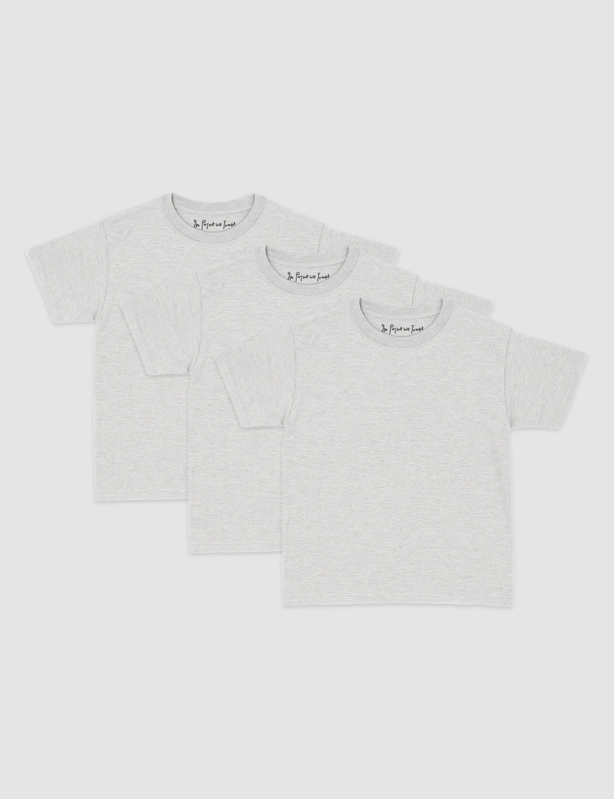 blank baby tee - In Print We Trust