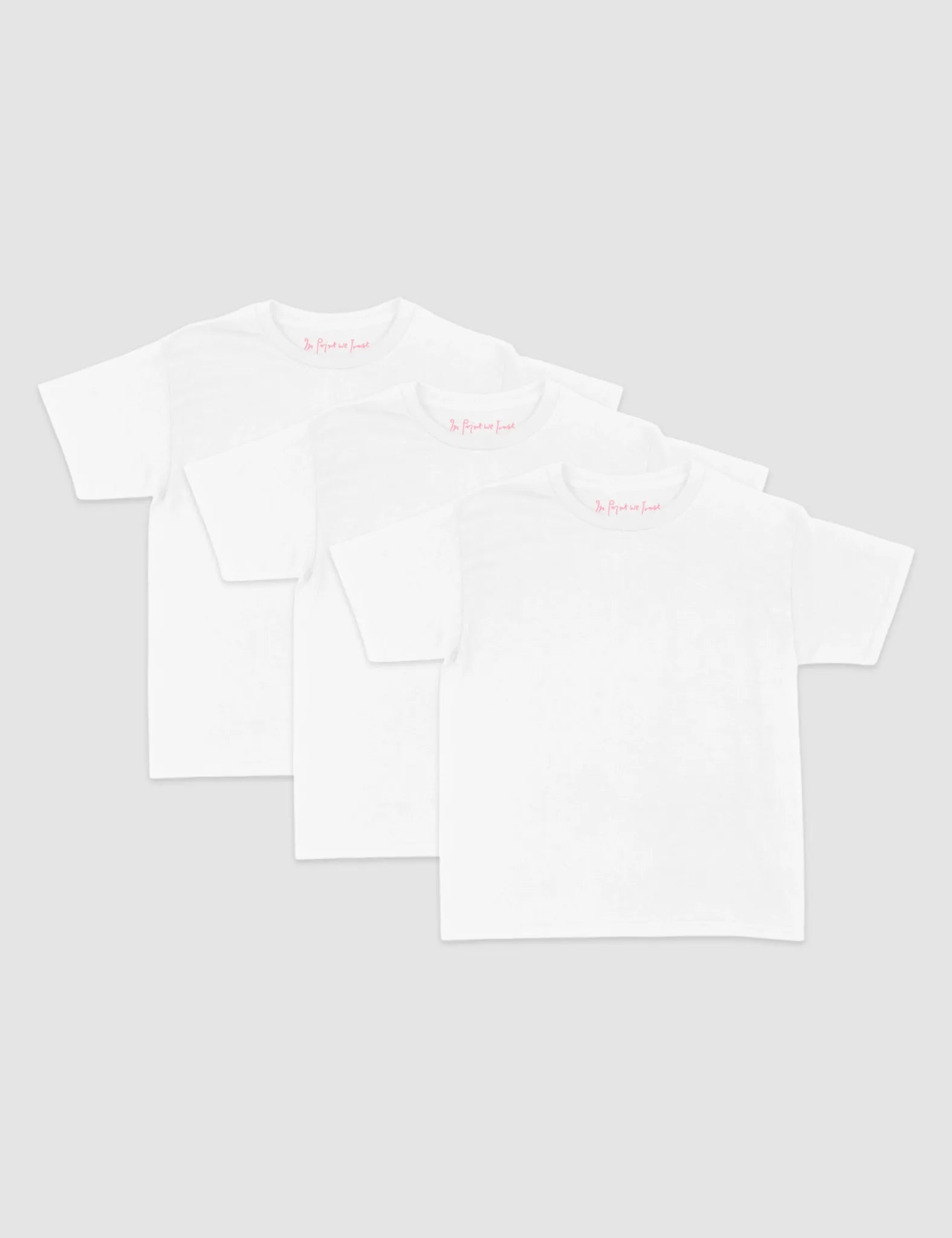 blank baby tee - In Print We Trust