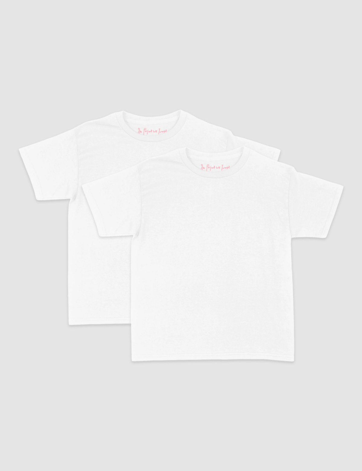 blank baby tee - In Print We Trust