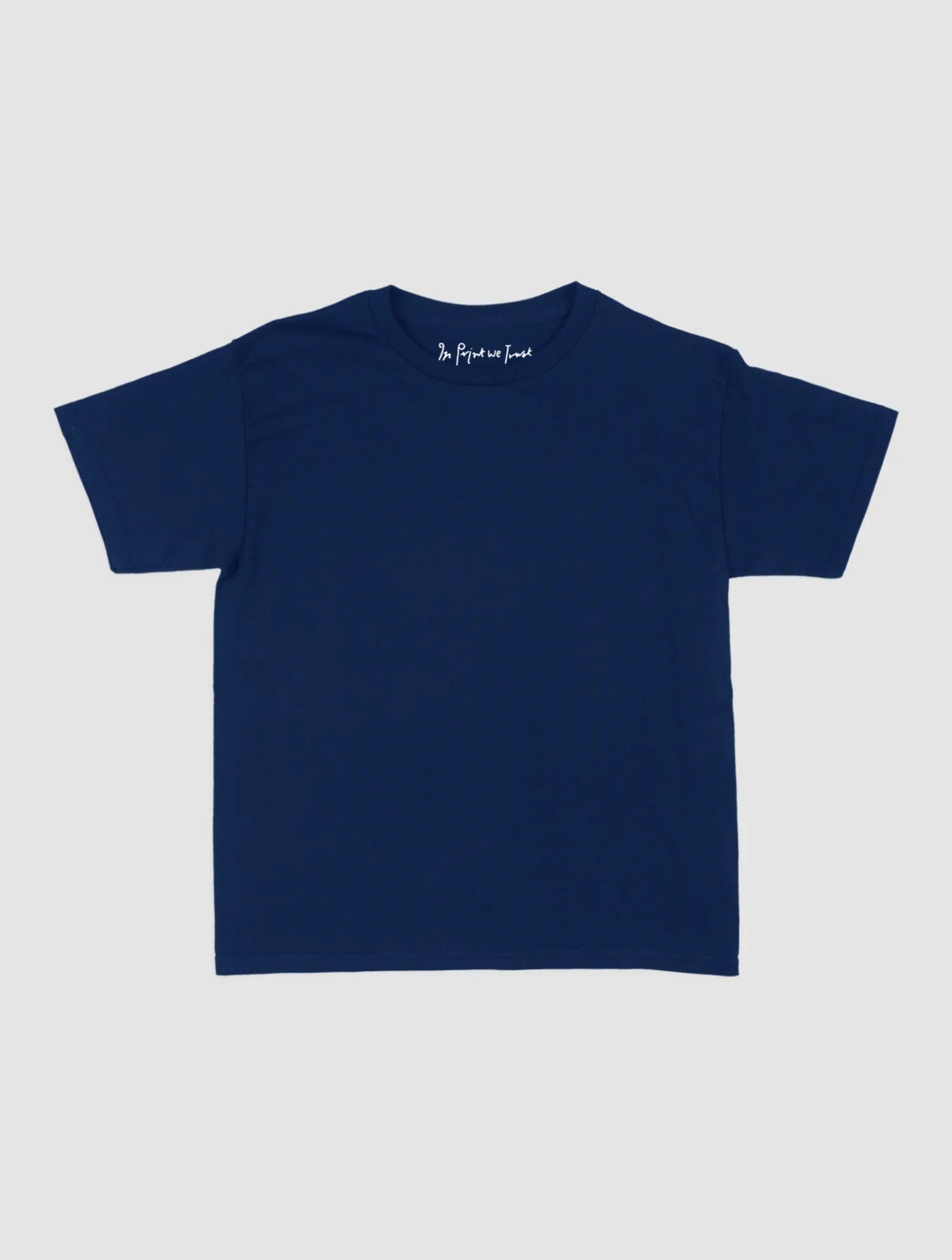 blank baby tee - In Print We Trust