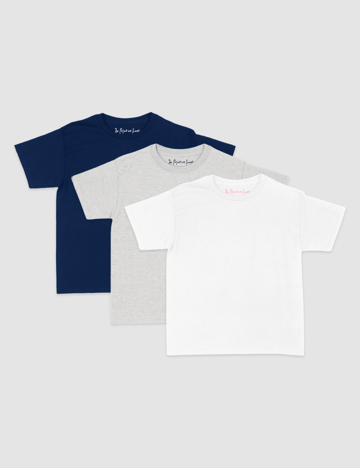 blank baby tee - In Print We Trust