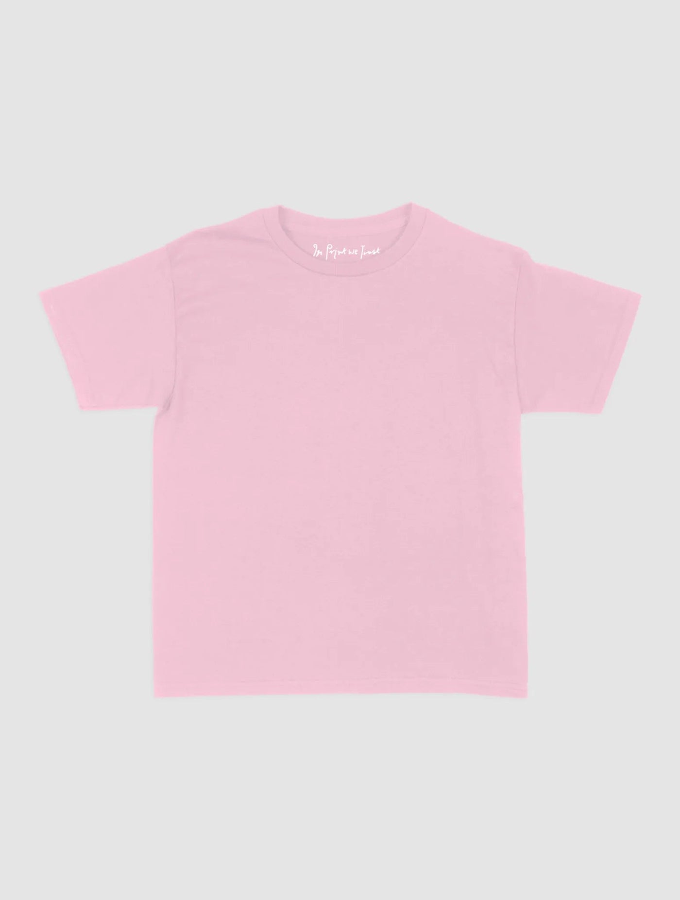 blank baby tee - In Print We Trust