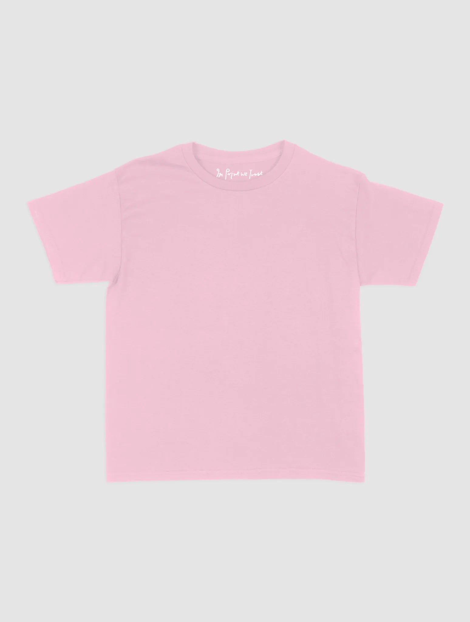 blank baby tee - In Print We Trust