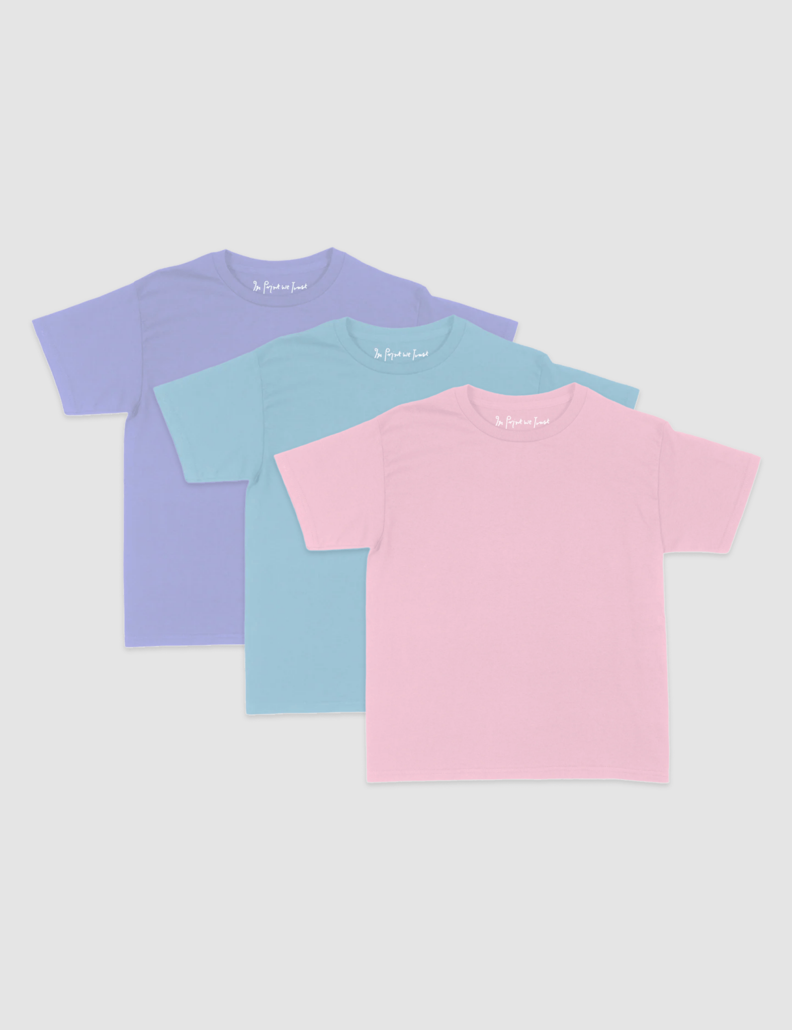 blank baby tee - In Print We Trust