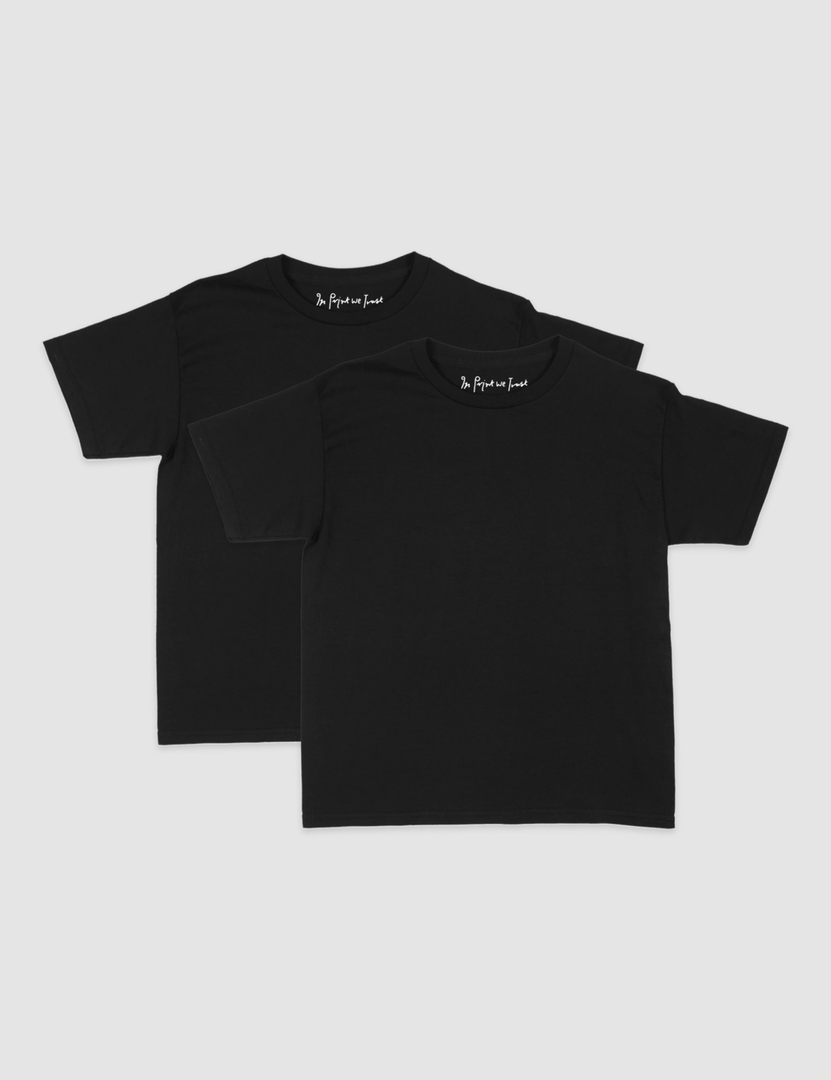 blank baby tee - In Print We Trust