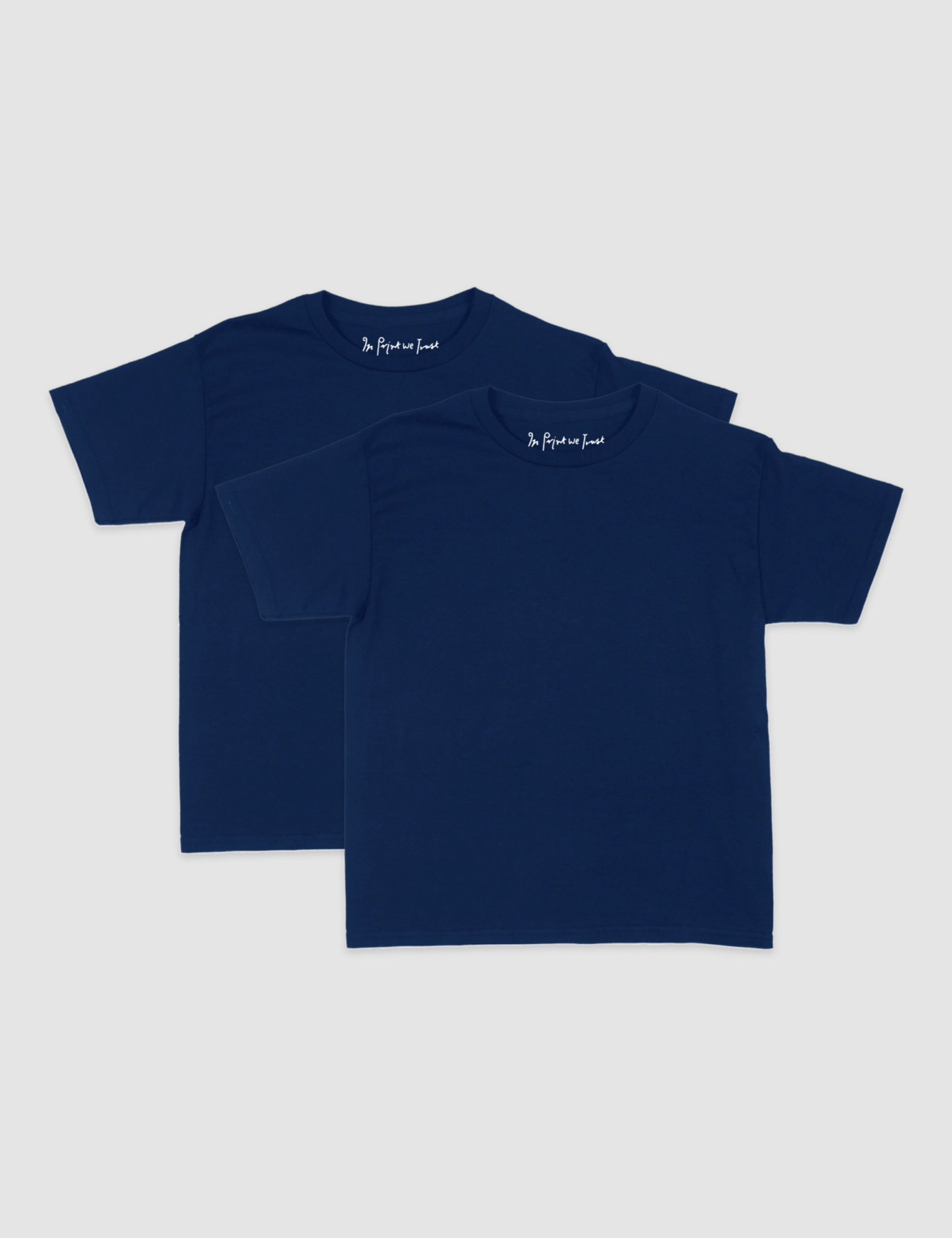 blank baby tee - In Print We Trust