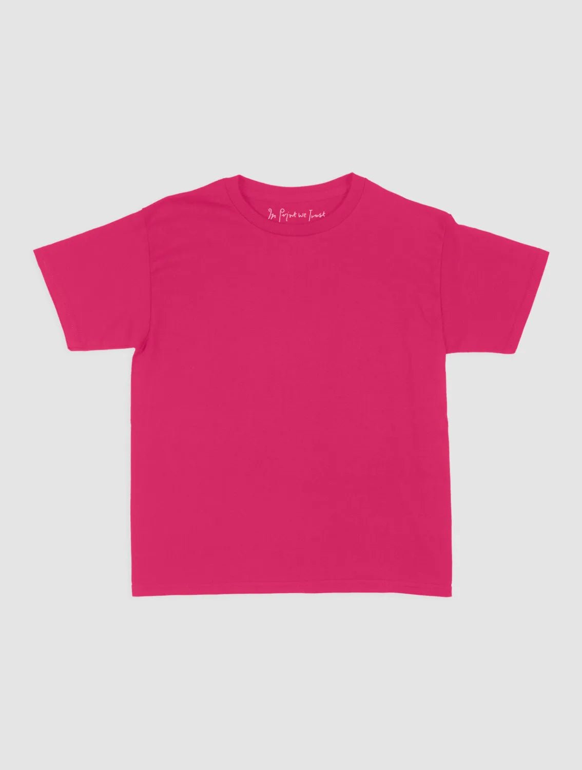 blank baby tee - In Print We Trust