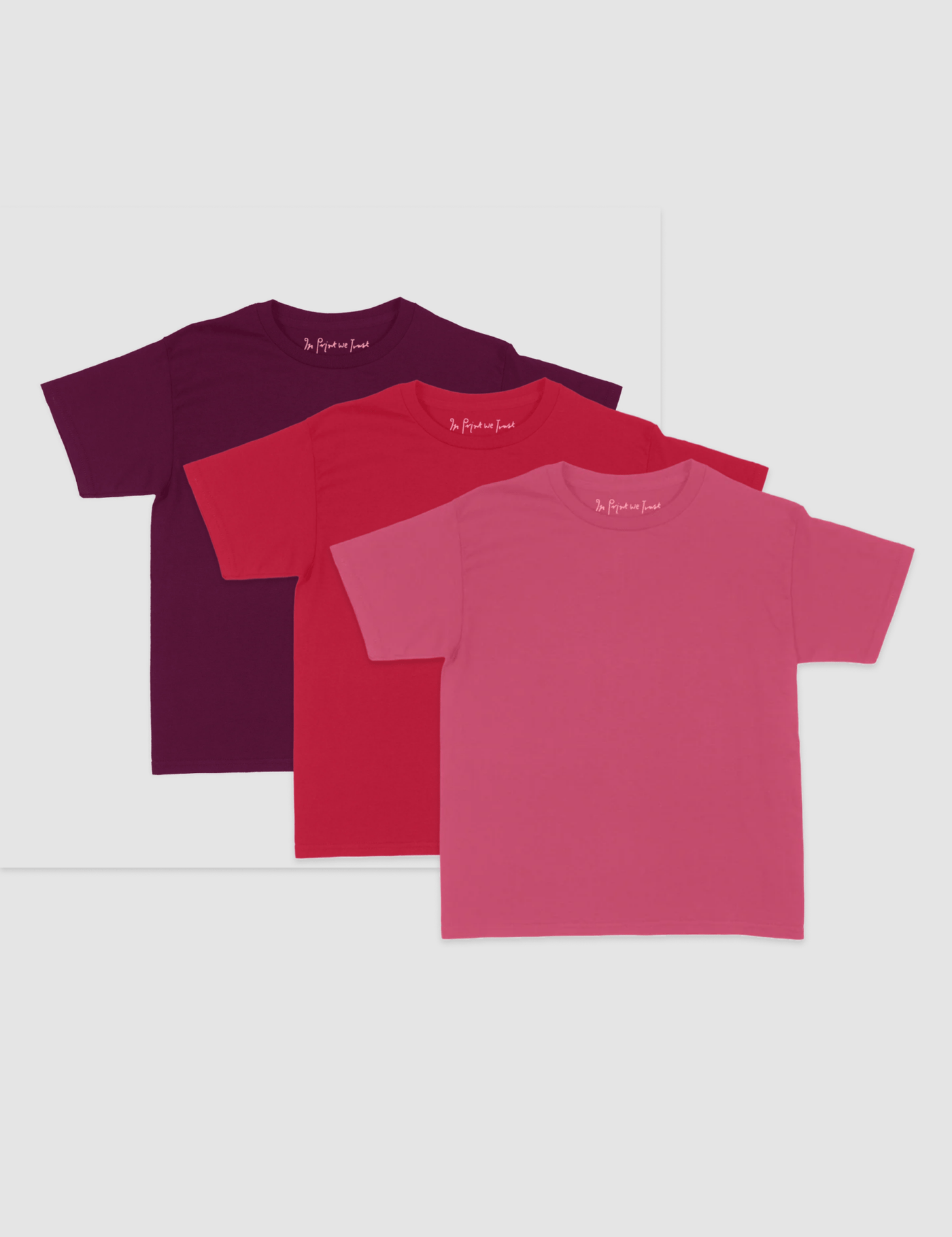 blank baby tee - In Print We Trust