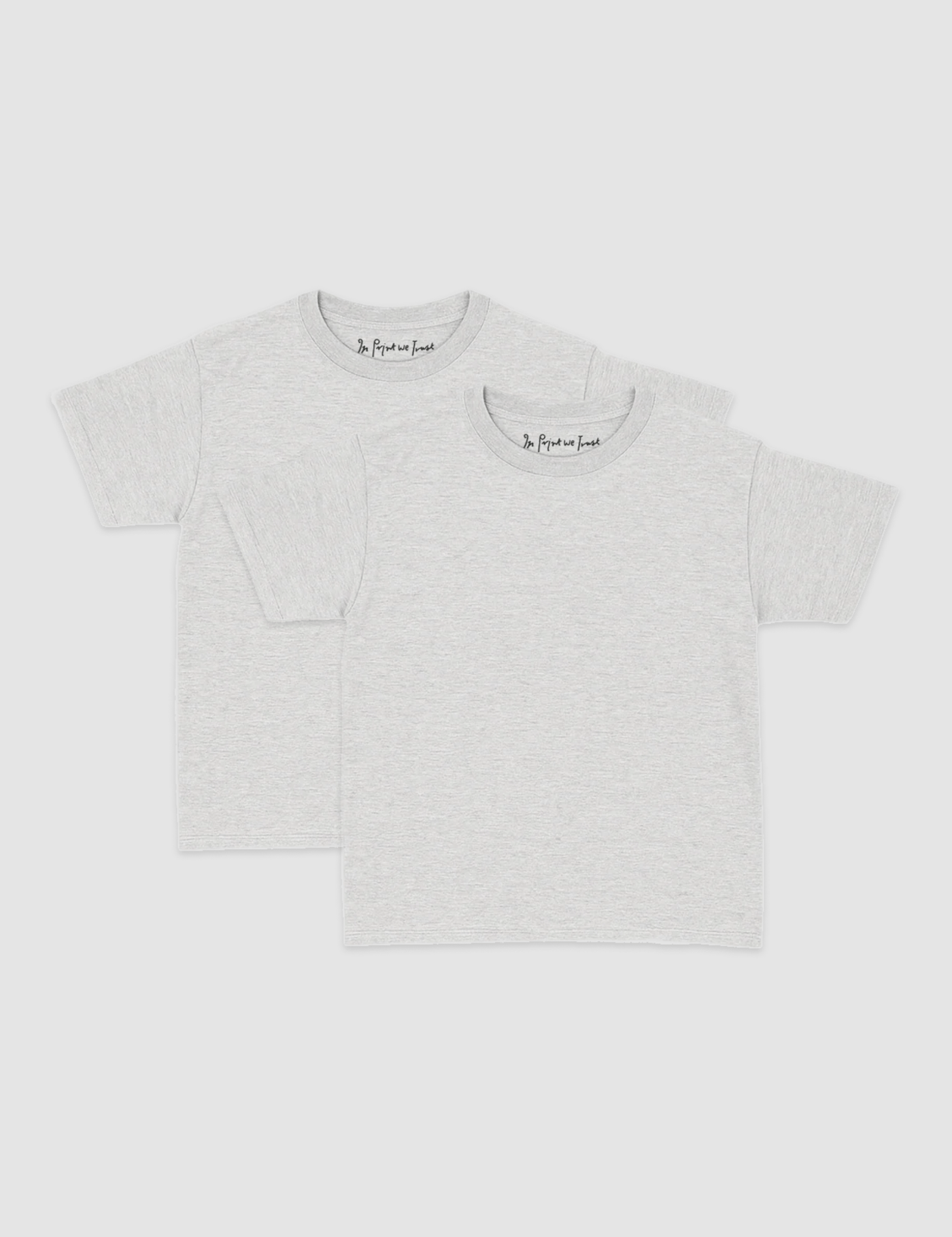 blank baby tee - In Print We Trust