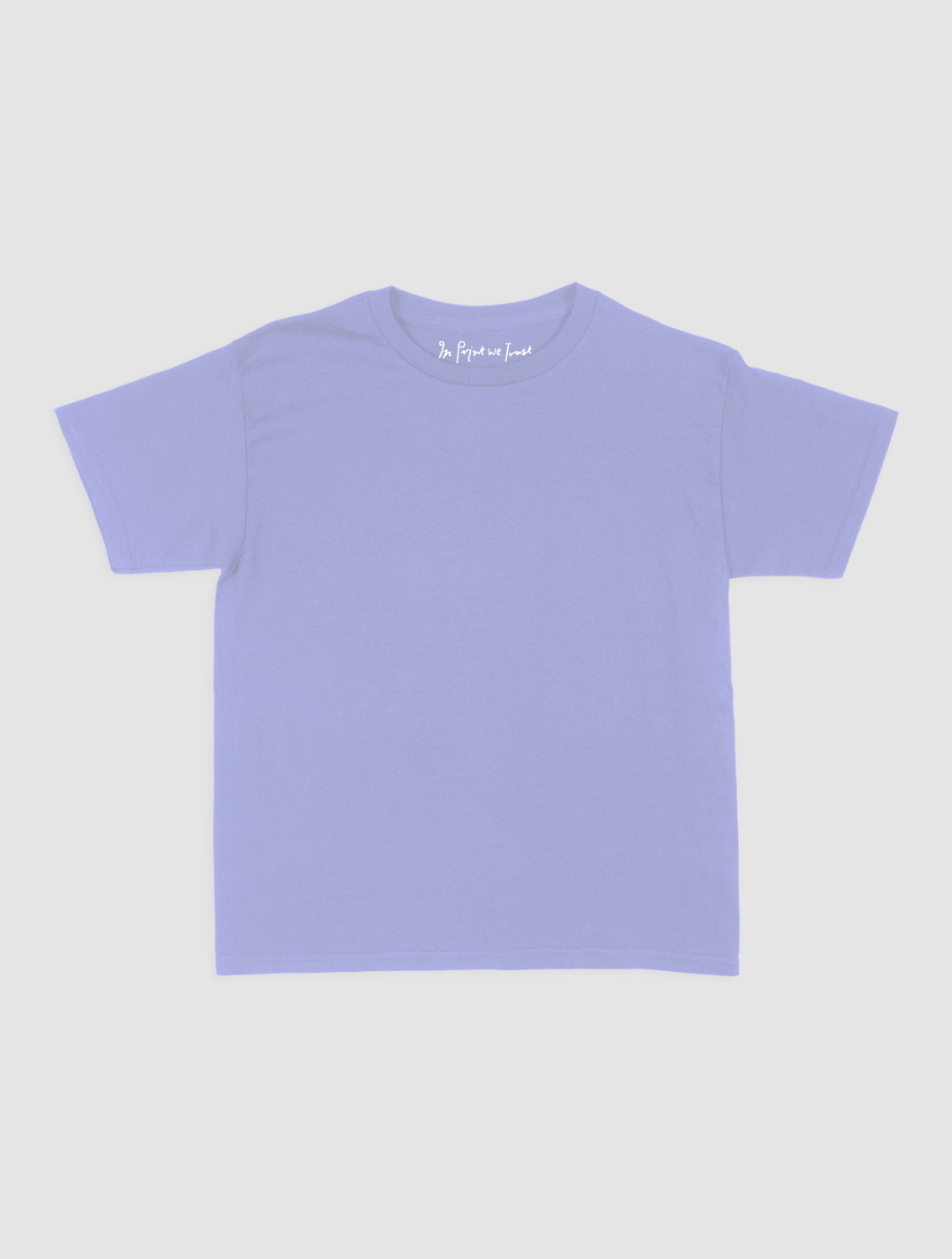 blank baby tee - In Print We Trust