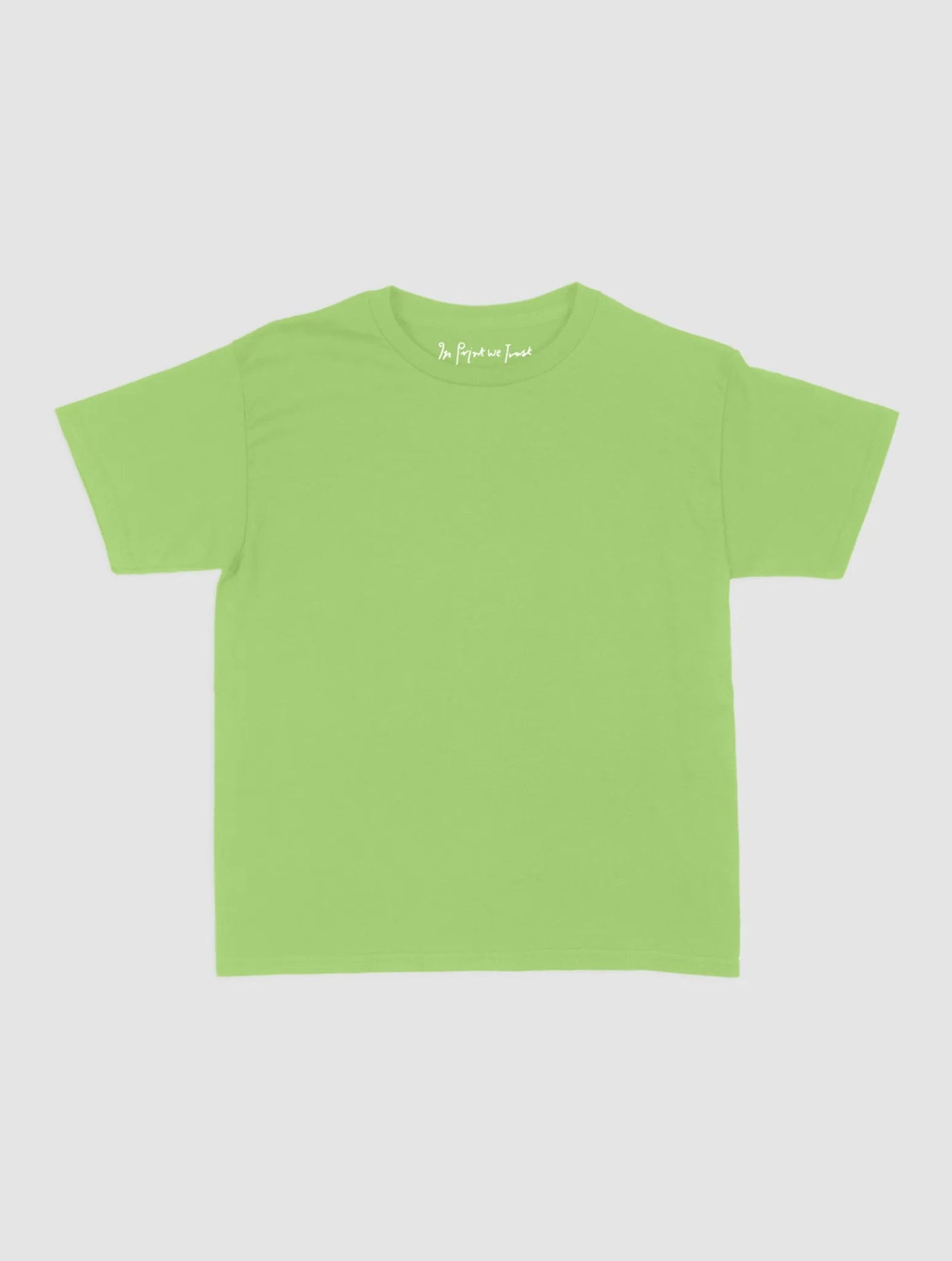 blank baby tee - In Print We Trust