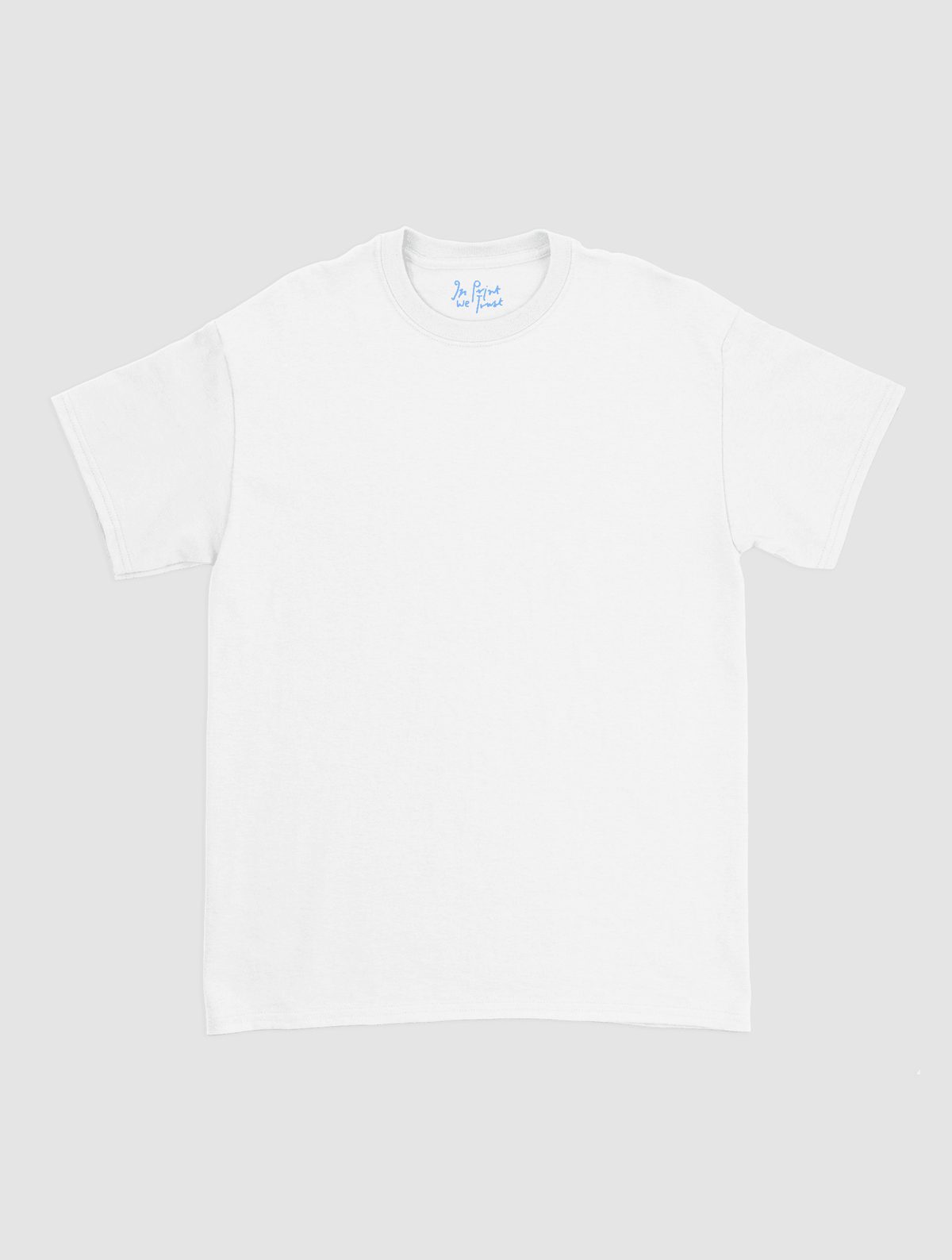 blank classic tee - In Print We Trust