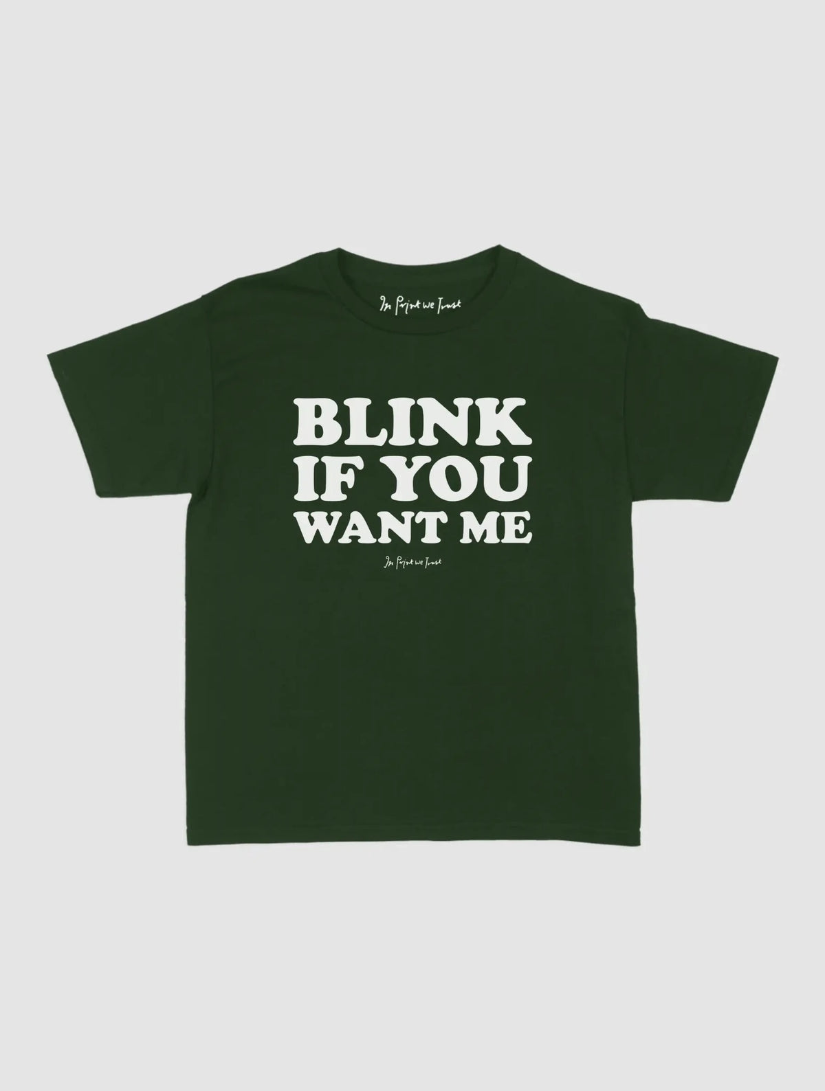 blink baby tee - In Print We Trust
