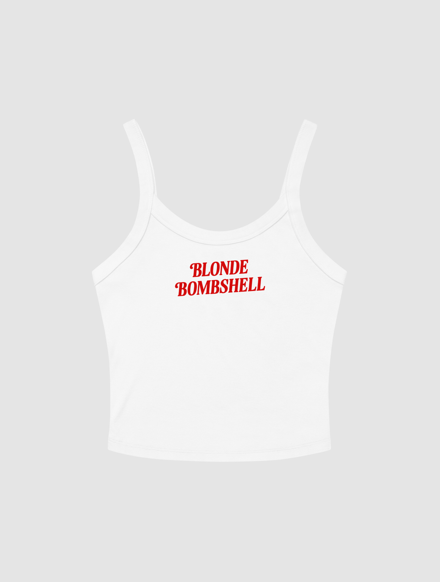 blonde bombshell tank top - In Print We Trust