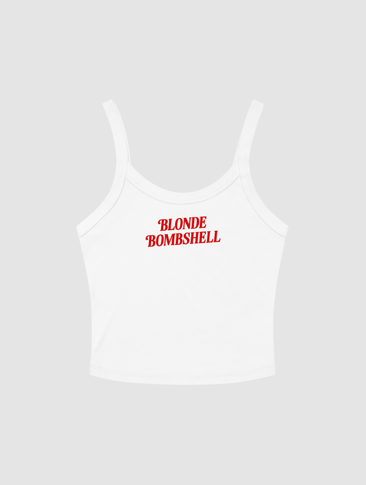 blonde bombshell tank top - In Print We Trust