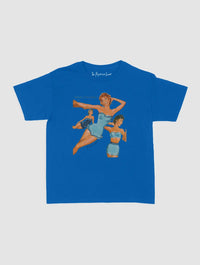 blue is for boys baby tee - In Print We Trust