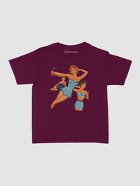 blue is for boys baby tee - In Print We Trust