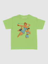 blue is for boys baby tee - In Print We Trust