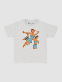 blue is for boys baby tee - In Print We Trust