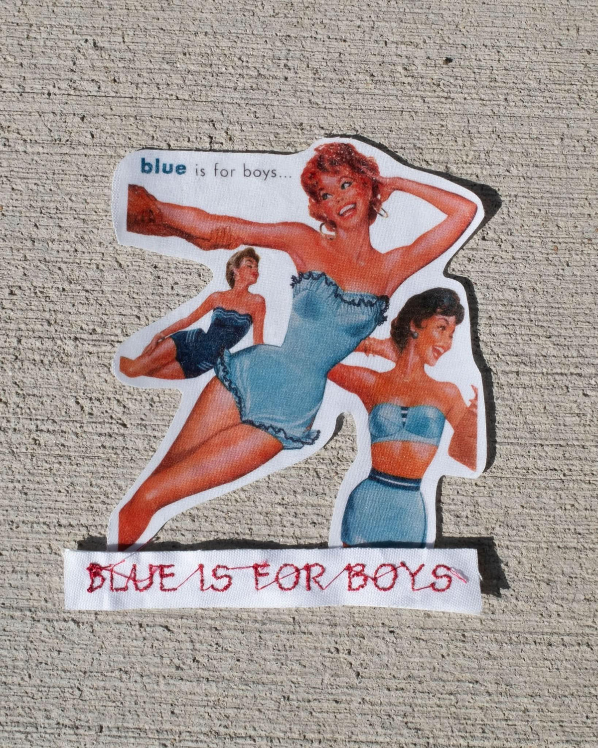 blue is for boys classic tee - In Print We Trust