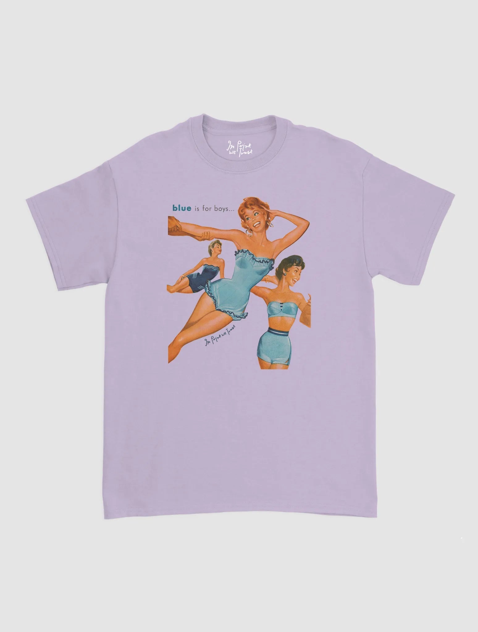 blue is for boys classic tee - In Print We Trust