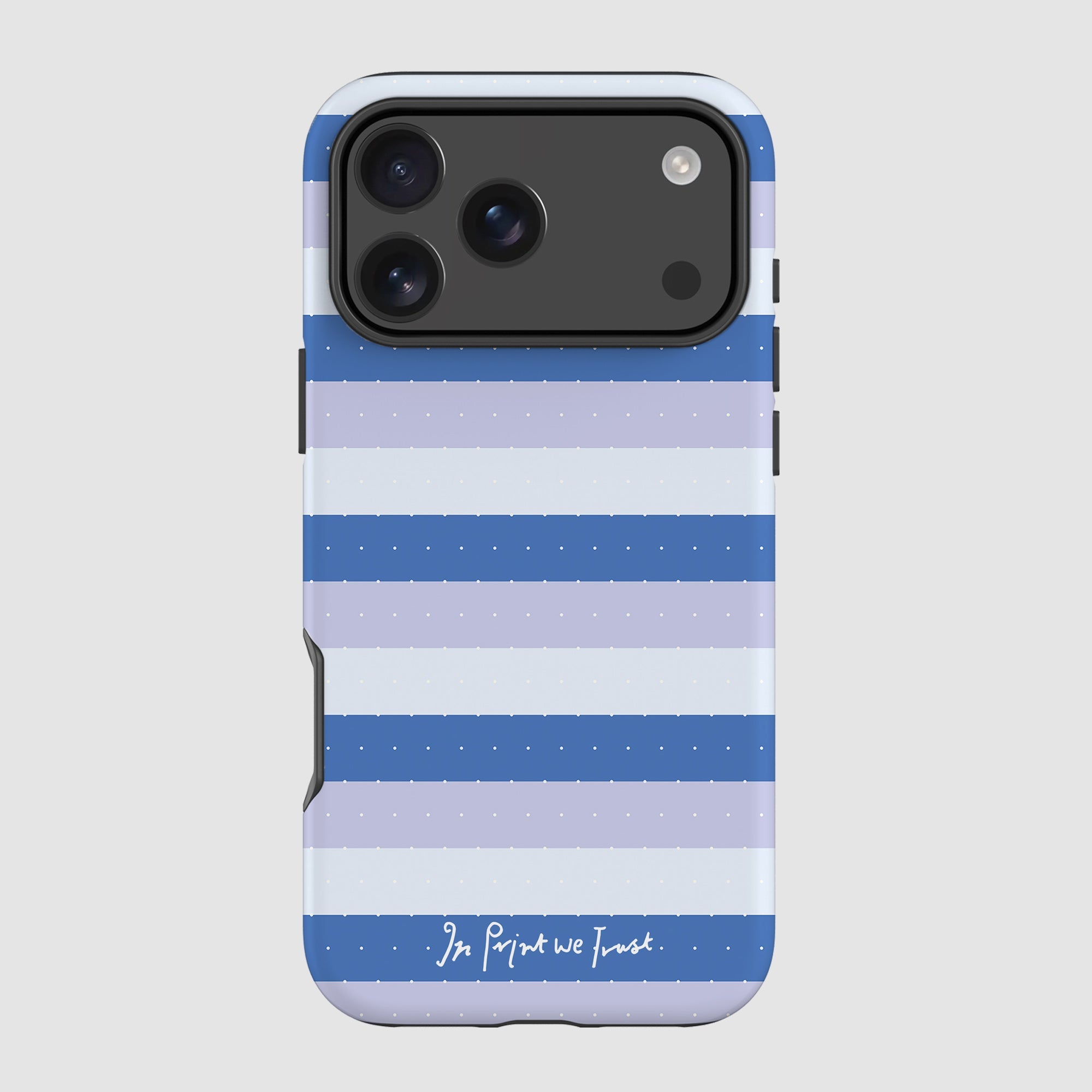 blueberry tough iPhone case - In Print We Trust