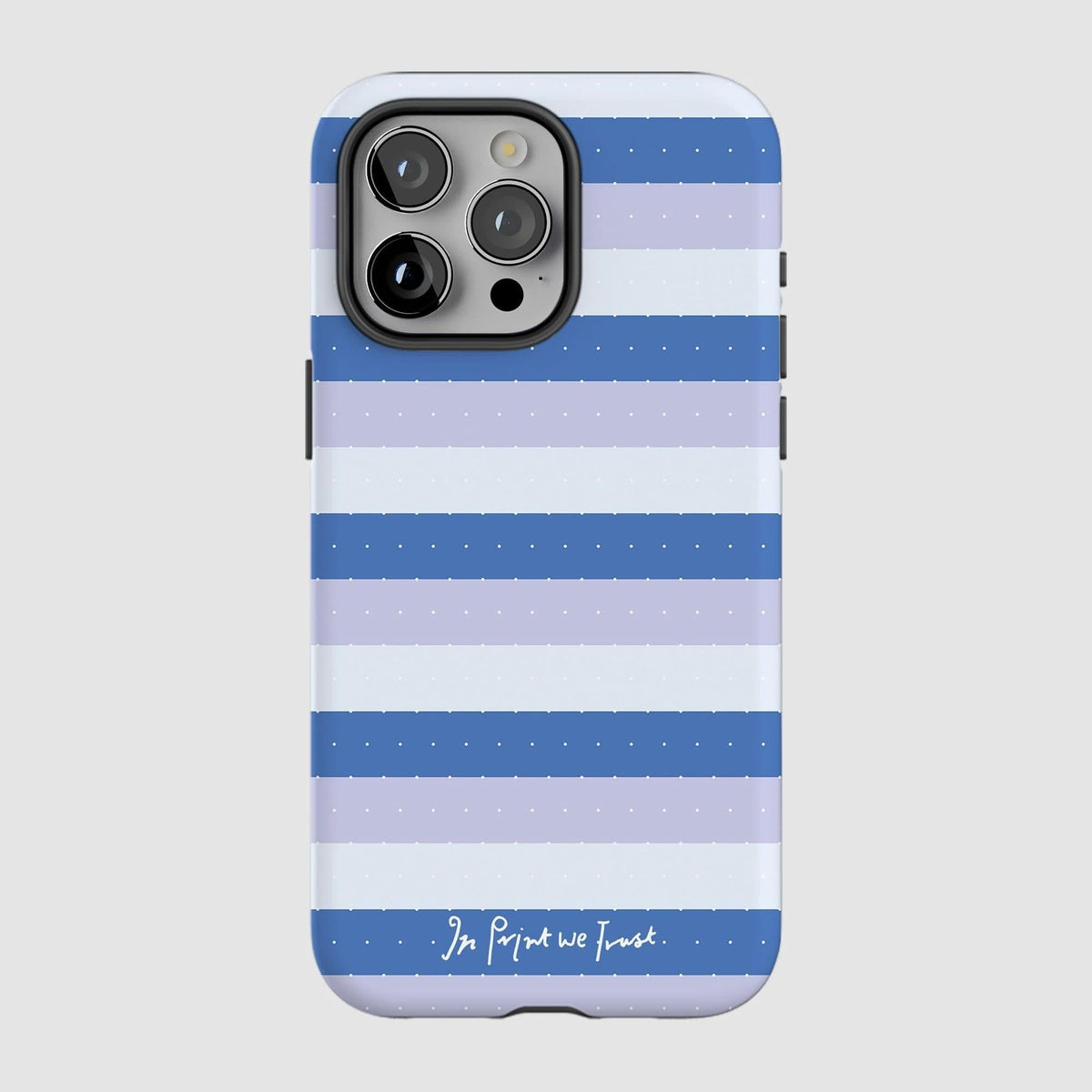 blueberry tough iPhone case - In Print We Trust