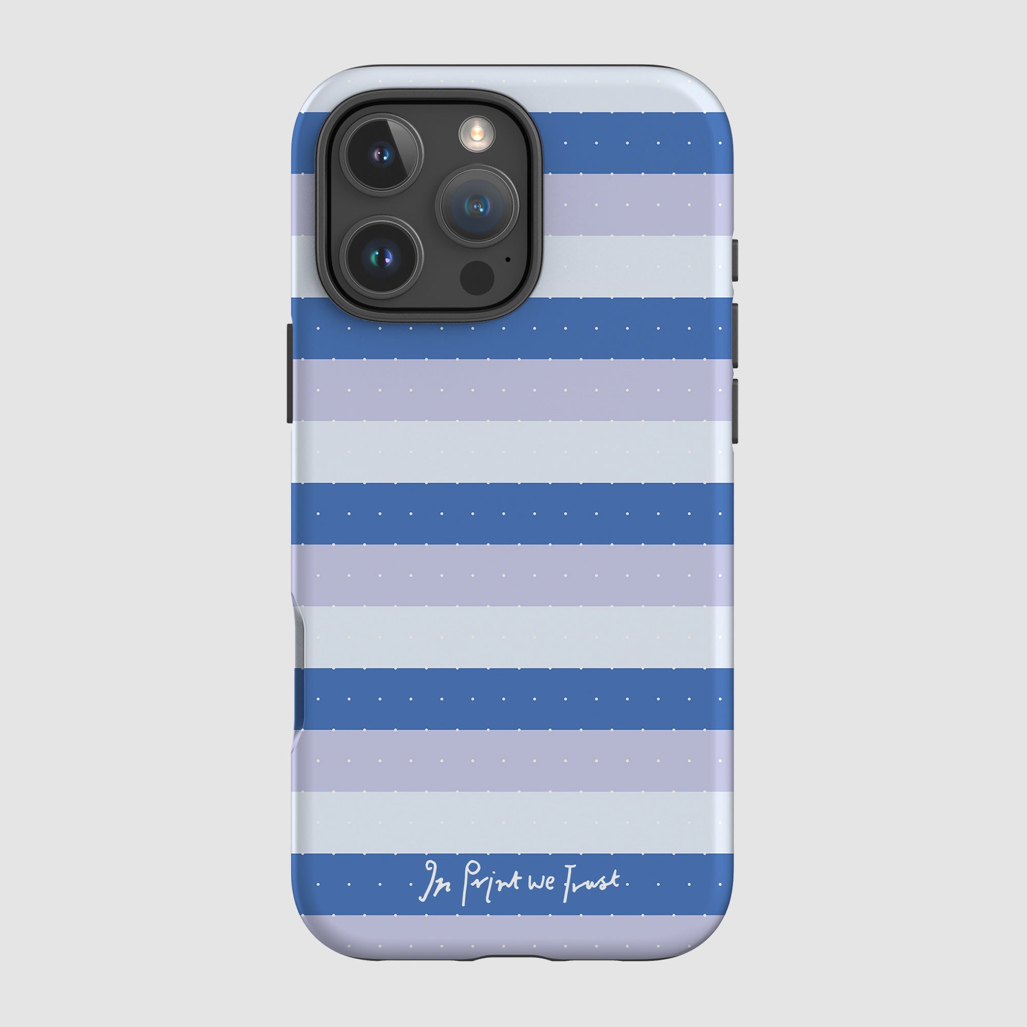 blueberry tough iPhone case - In Print We Trust