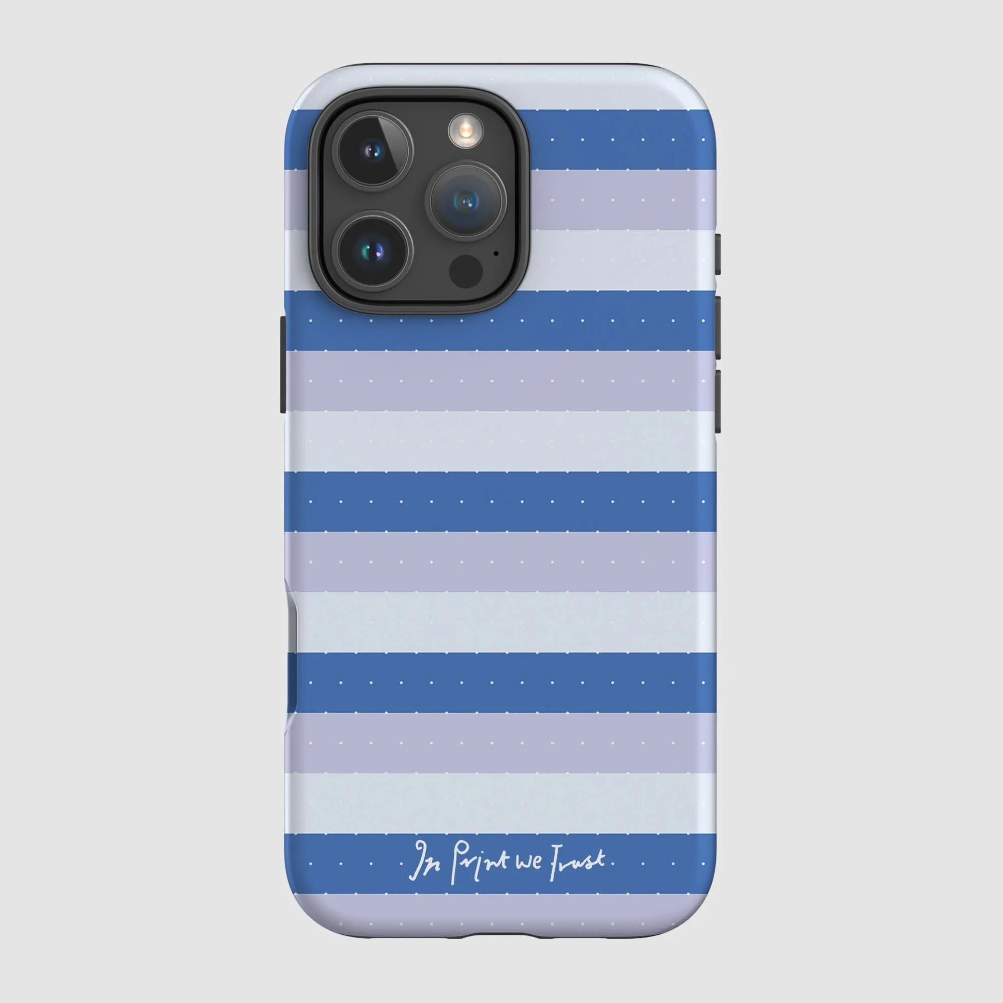 blueberry tough iPhone case - In Print We Trust